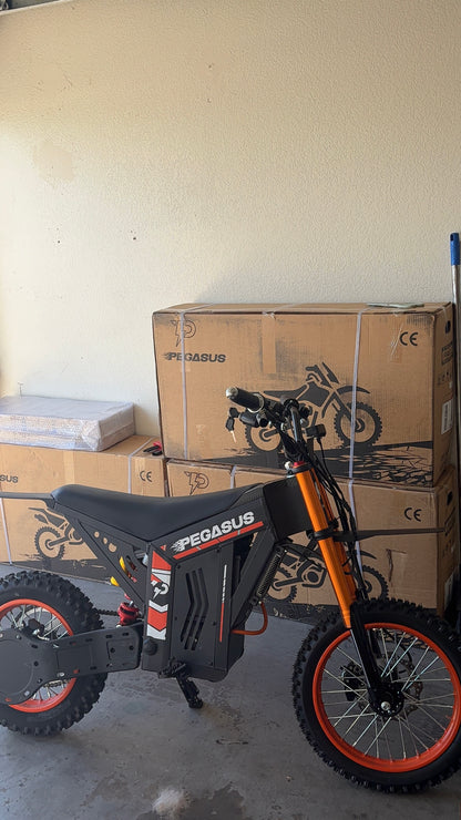 Electric Dirt Bike for Teens & Adults | E-Bike by Plugged by 50cc