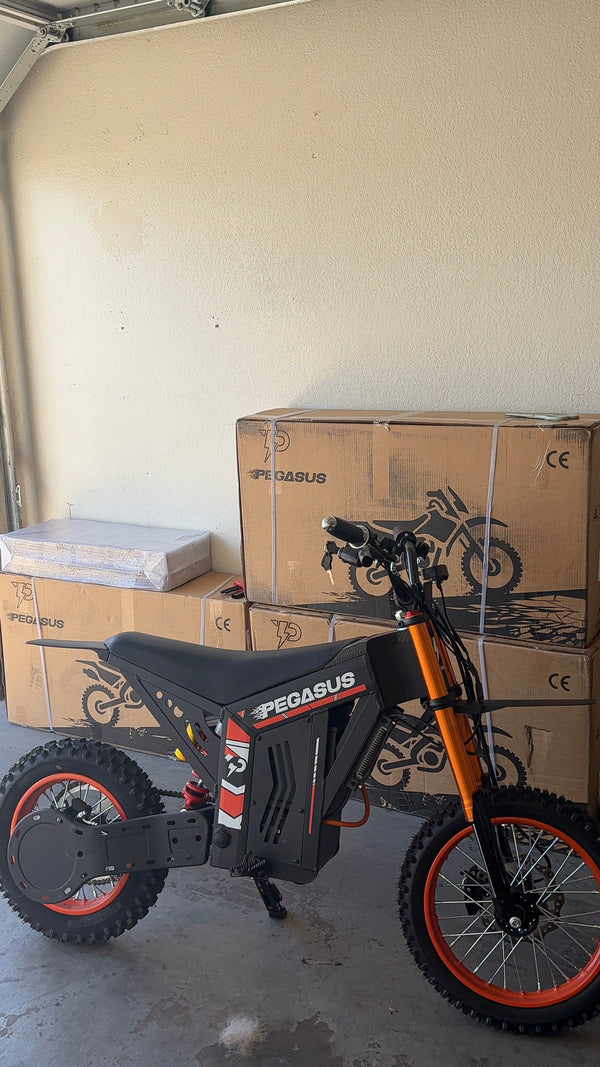 Electric Dirt Bike for Teens & Adults | E-Bike by Plugged by 50cc