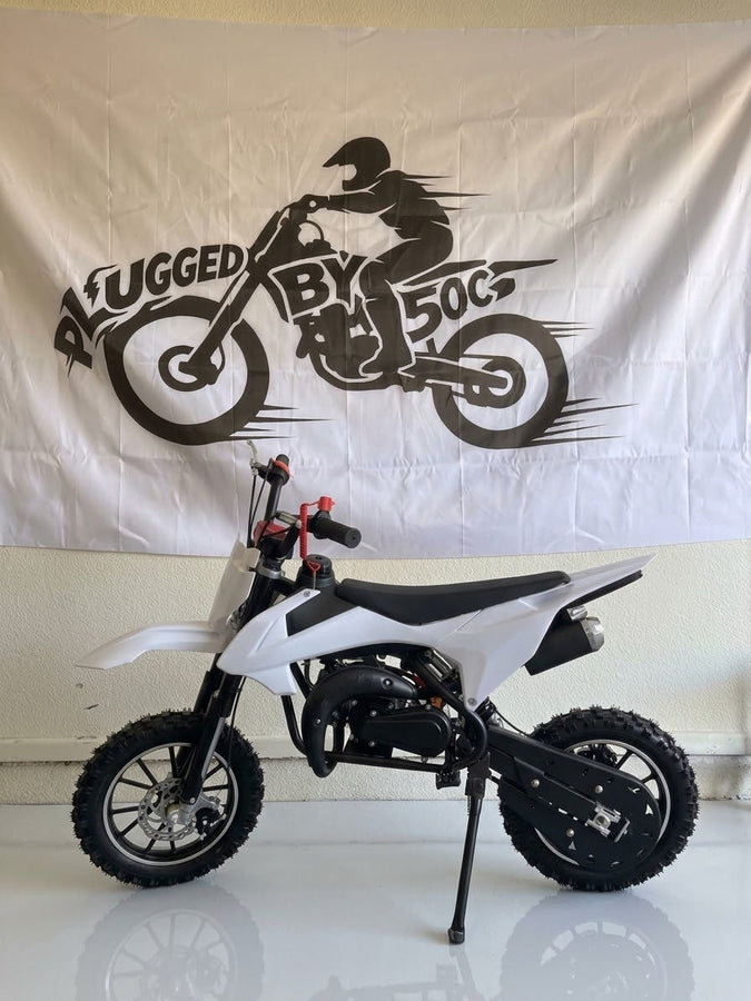 60cc Dirt Bike for Kids RED | Double Exhaust Gas Powered Mini Dirt Bike