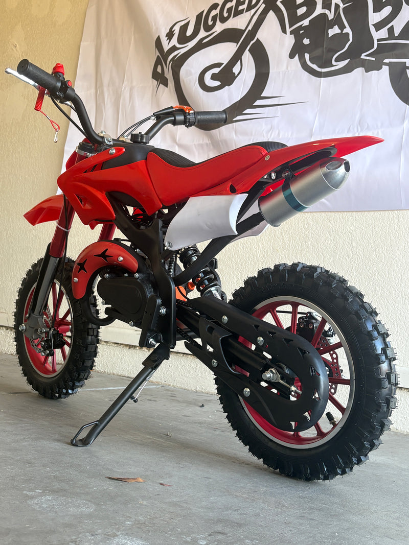 Dirt bike action shot