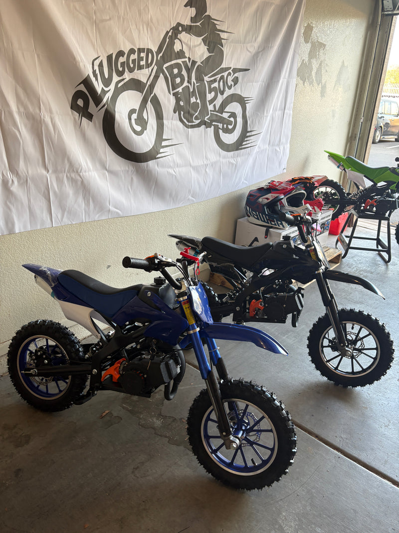 Dirt bike action shot