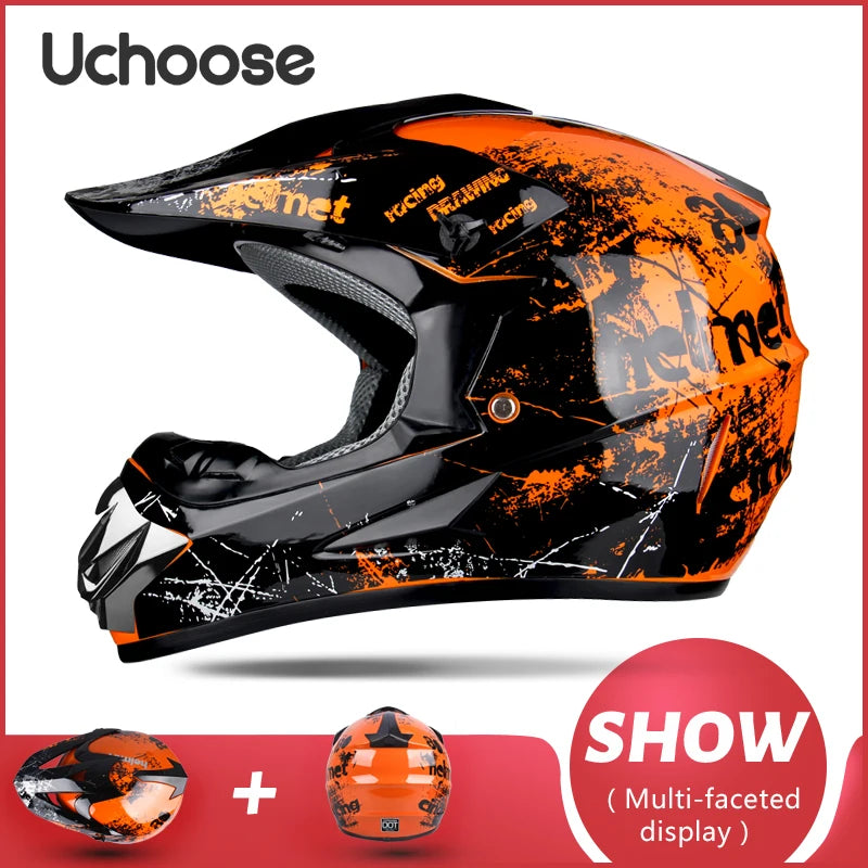 Kids & Adult Motocross Helmet | DOT Approved | Dirt Bike ATV