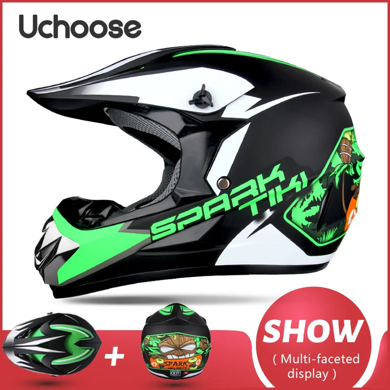 Kids & Adult Motocross Helmet | DOT Approved | Dirt Bike ATV