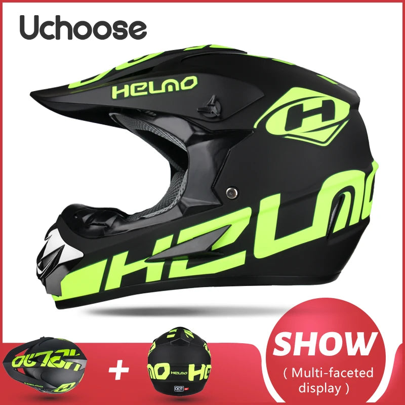 Kids & Adult Motocross Helmet | DOT Approved | Dirt Bike ATV