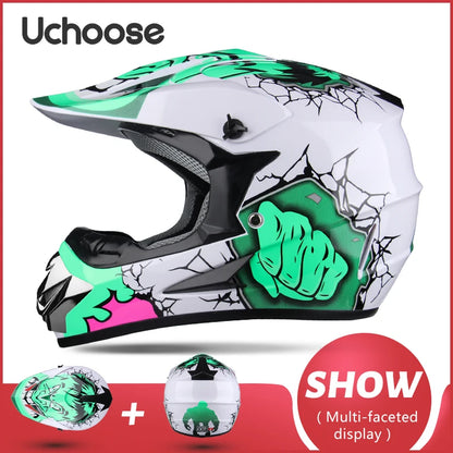 Kids & Adult Motocross Helmet | DOT Approved | Dirt Bike ATV