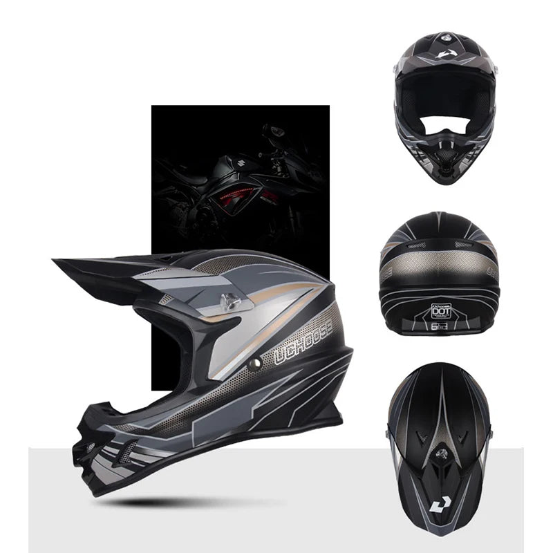 DOT Motocross Helmet | Off-Road Dirt Bike | Multiple Colors & Sizes
