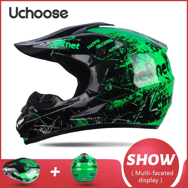 Kids & Adult Motocross Helmet | DOT Approved | Dirt Bike ATV