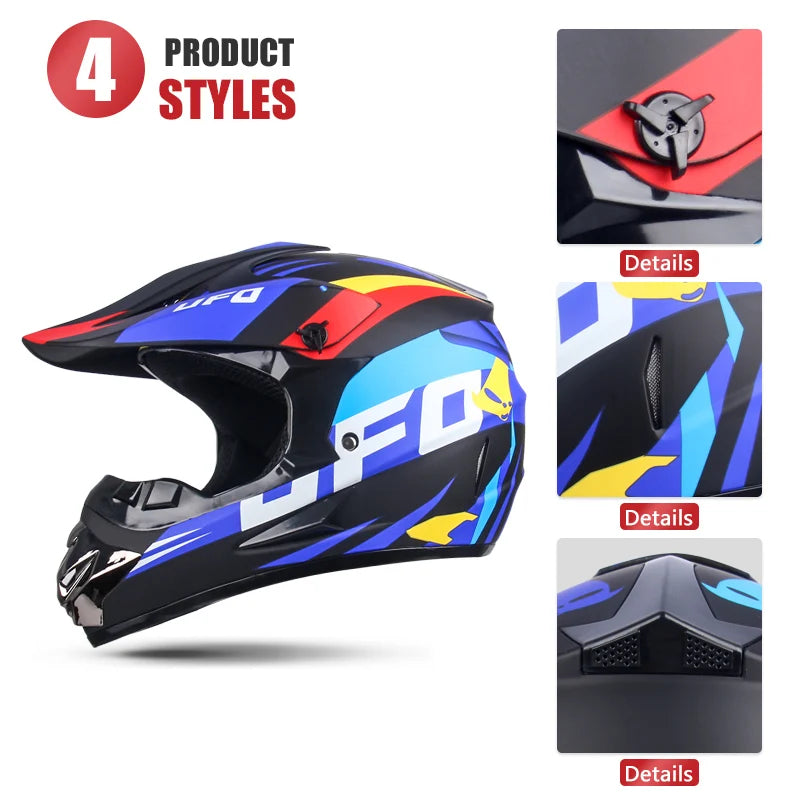 Kids & Adult Motocross Helmet | DOT Approved | Dirt Bike ATV