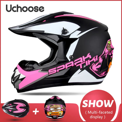 Kids & Adult Motocross Helmet | DOT Approved | Dirt Bike ATV