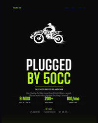 Plugged by 50CC — The Mini Moto Playbook (Digital PDF · 95 pages)